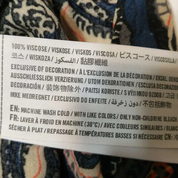 Abercrombie & Fitch romper Women's small Boho deep V neckline Bell sleeve Fall - Picture 8 of 10